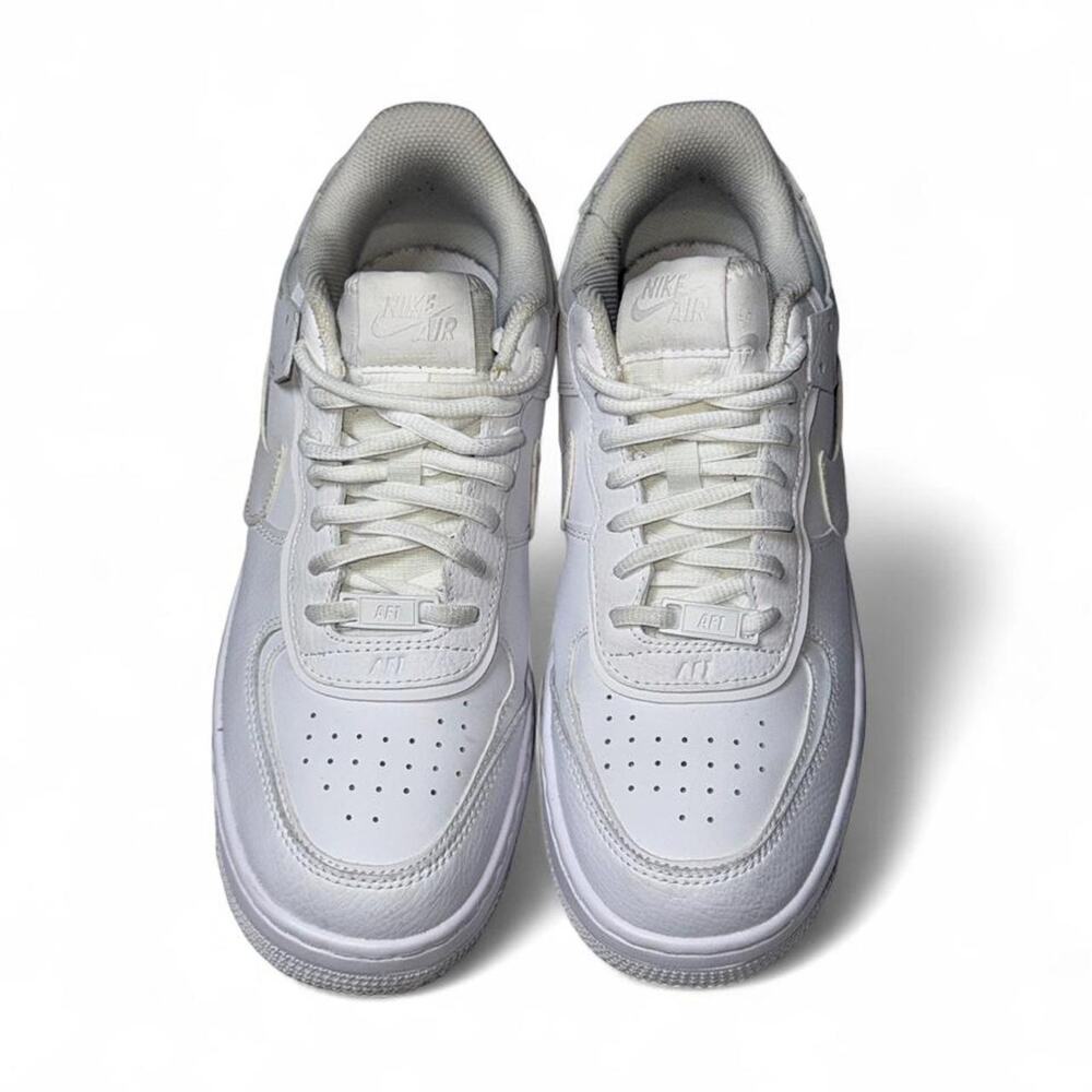 Nike Air Force 1 Shadow "Triple White" Platform Sneakers Women’s Size 9.5
